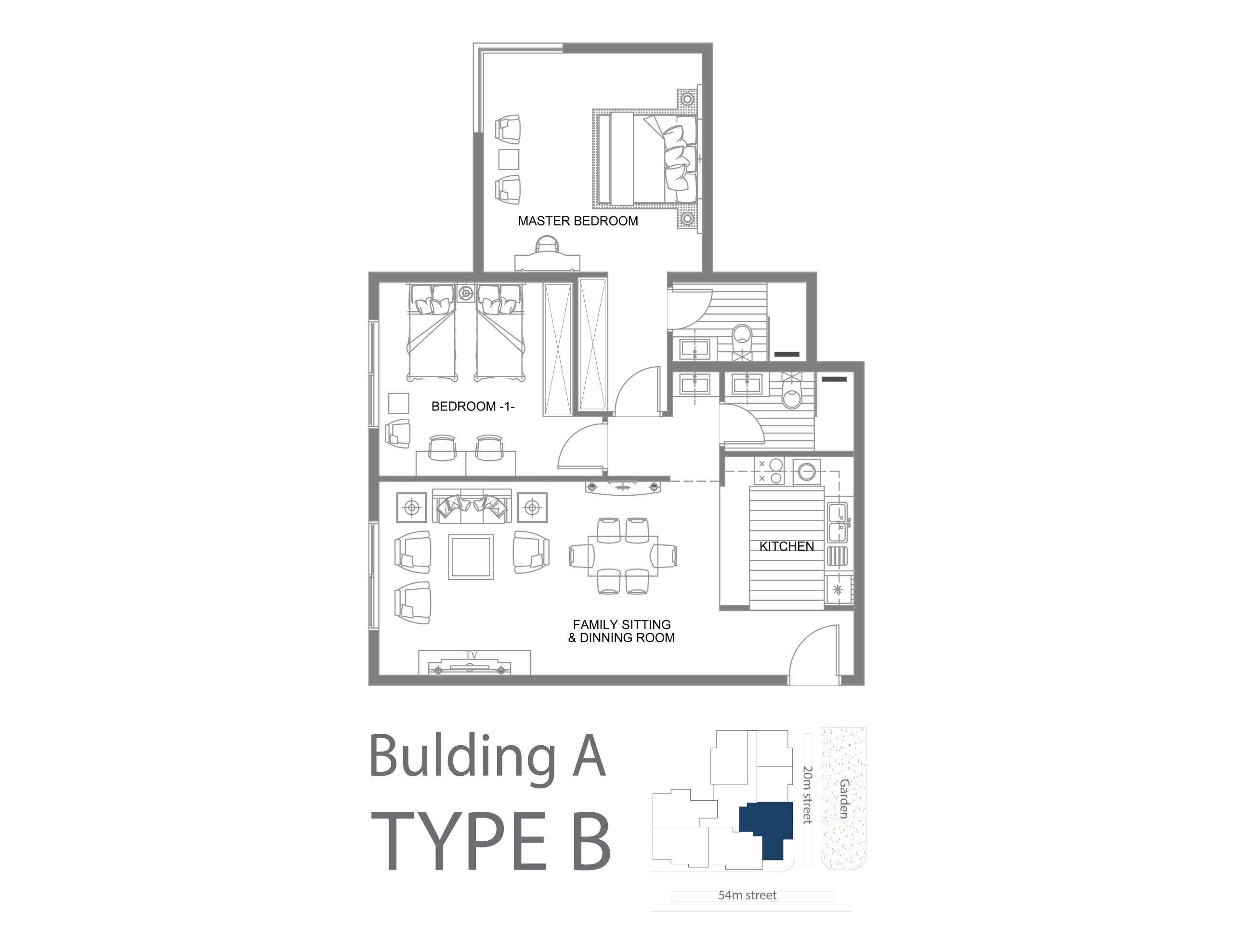 مخطط الوحدة TYPE B