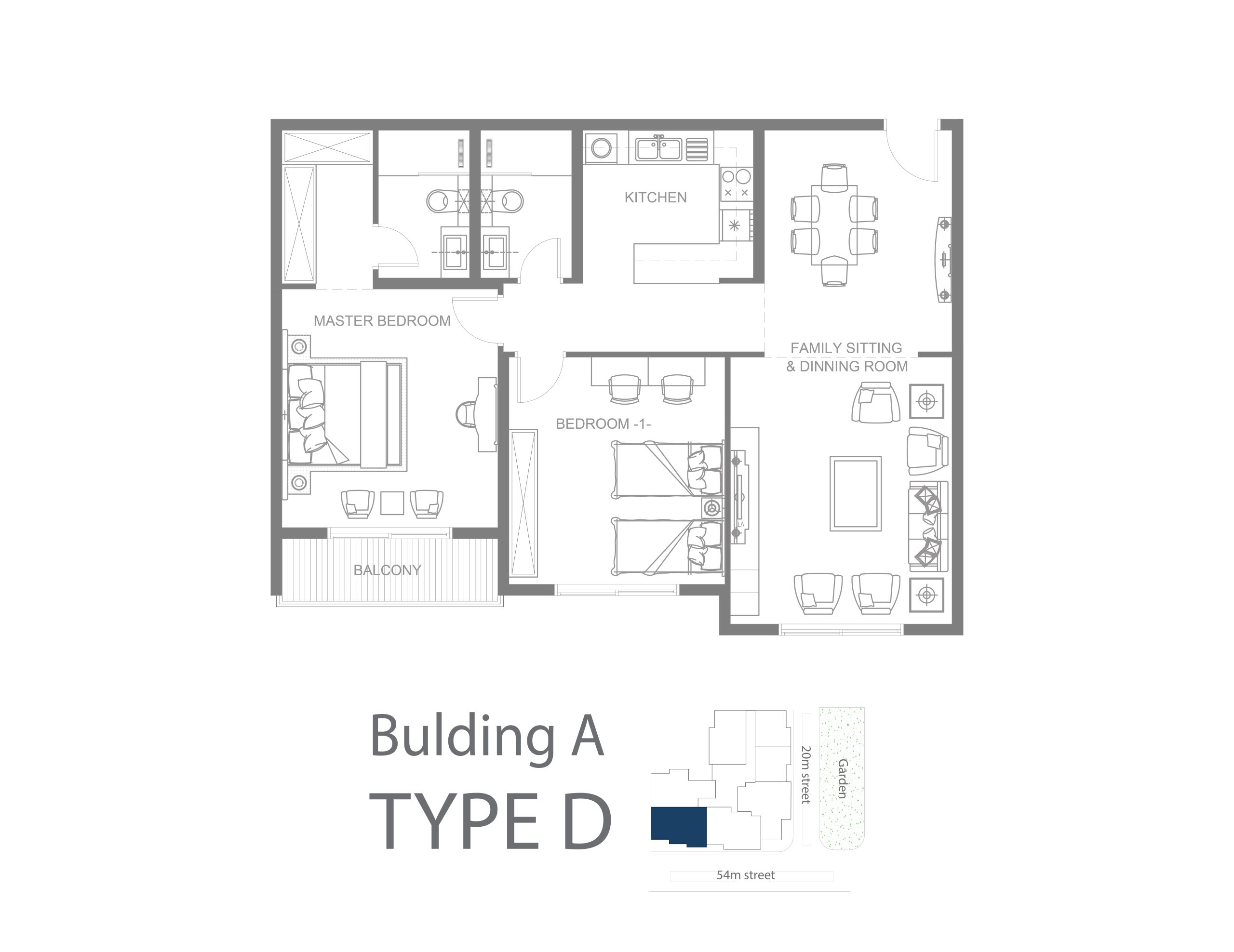 مخطط الوحدة TYPE D