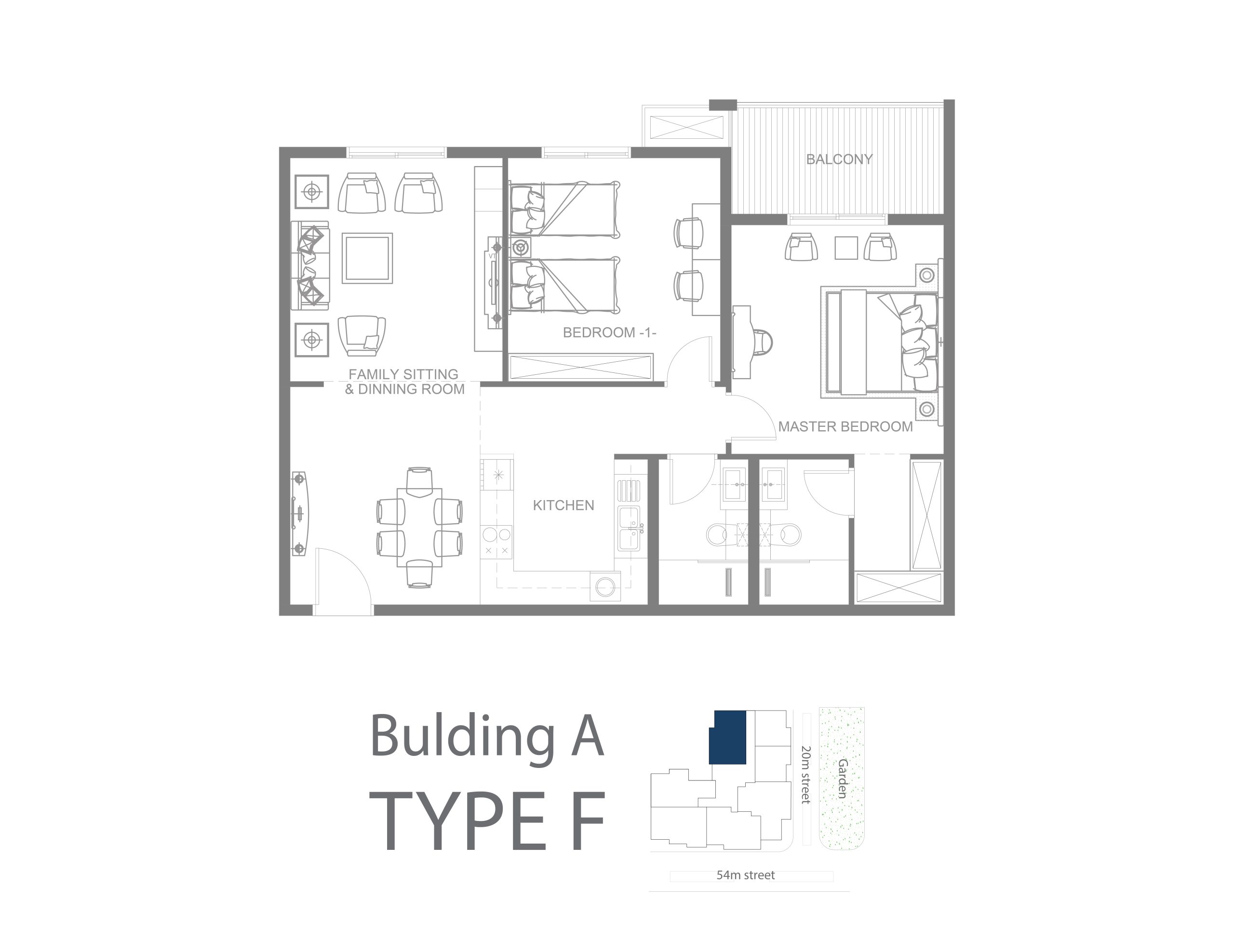 مخطط الوحدة TYPE F