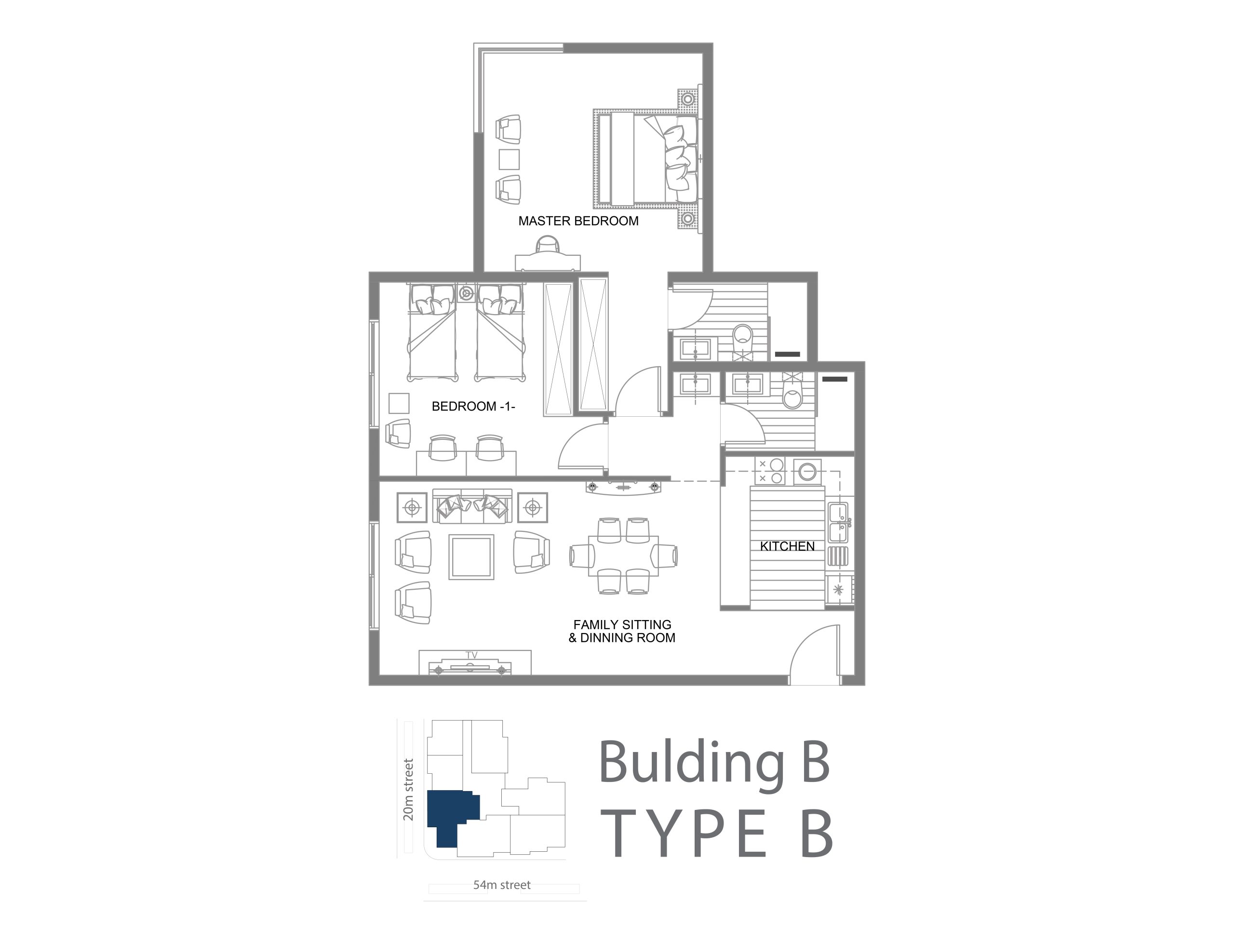 مخطط الوحدة TYPE B