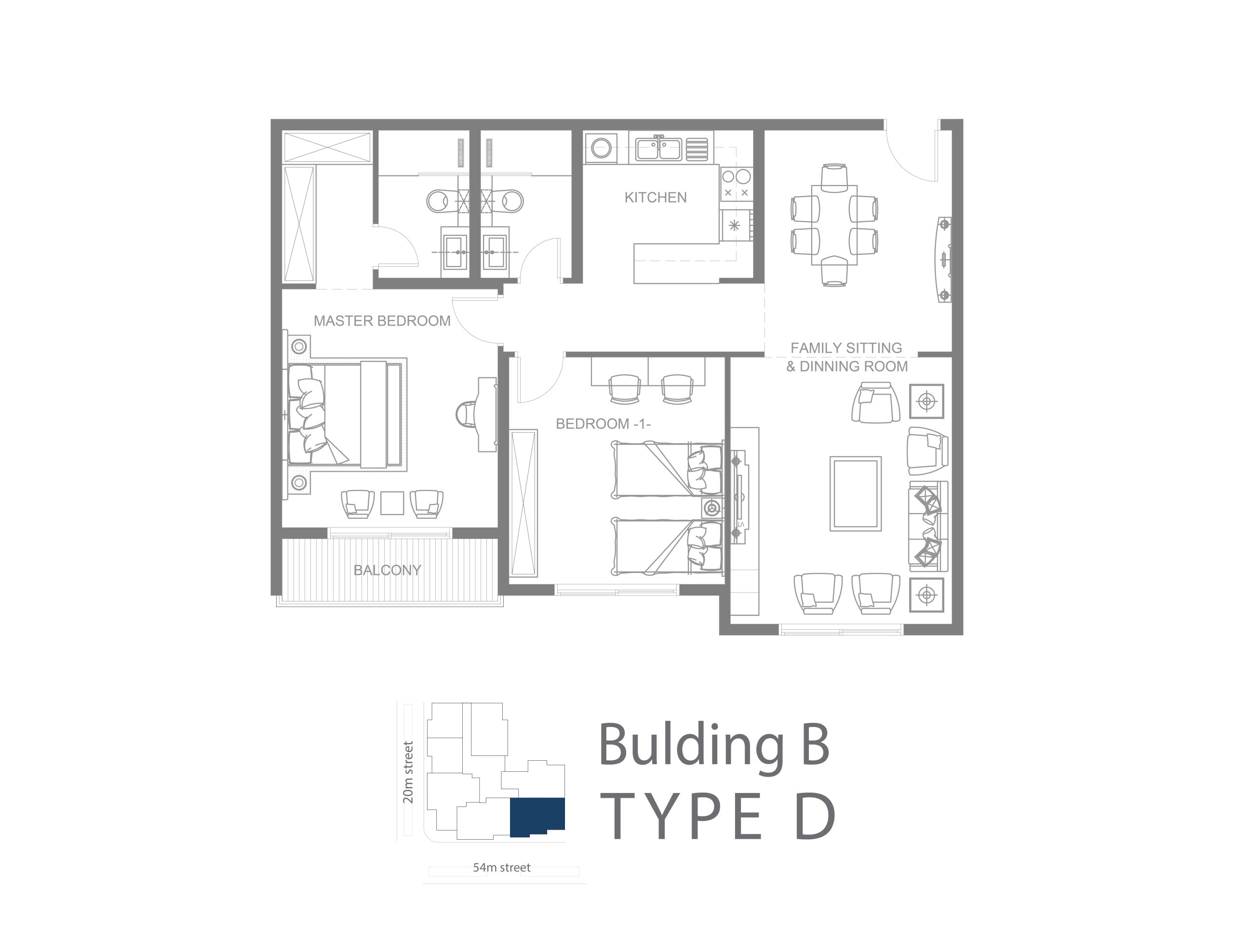 مخطط الوحدة TYPE D