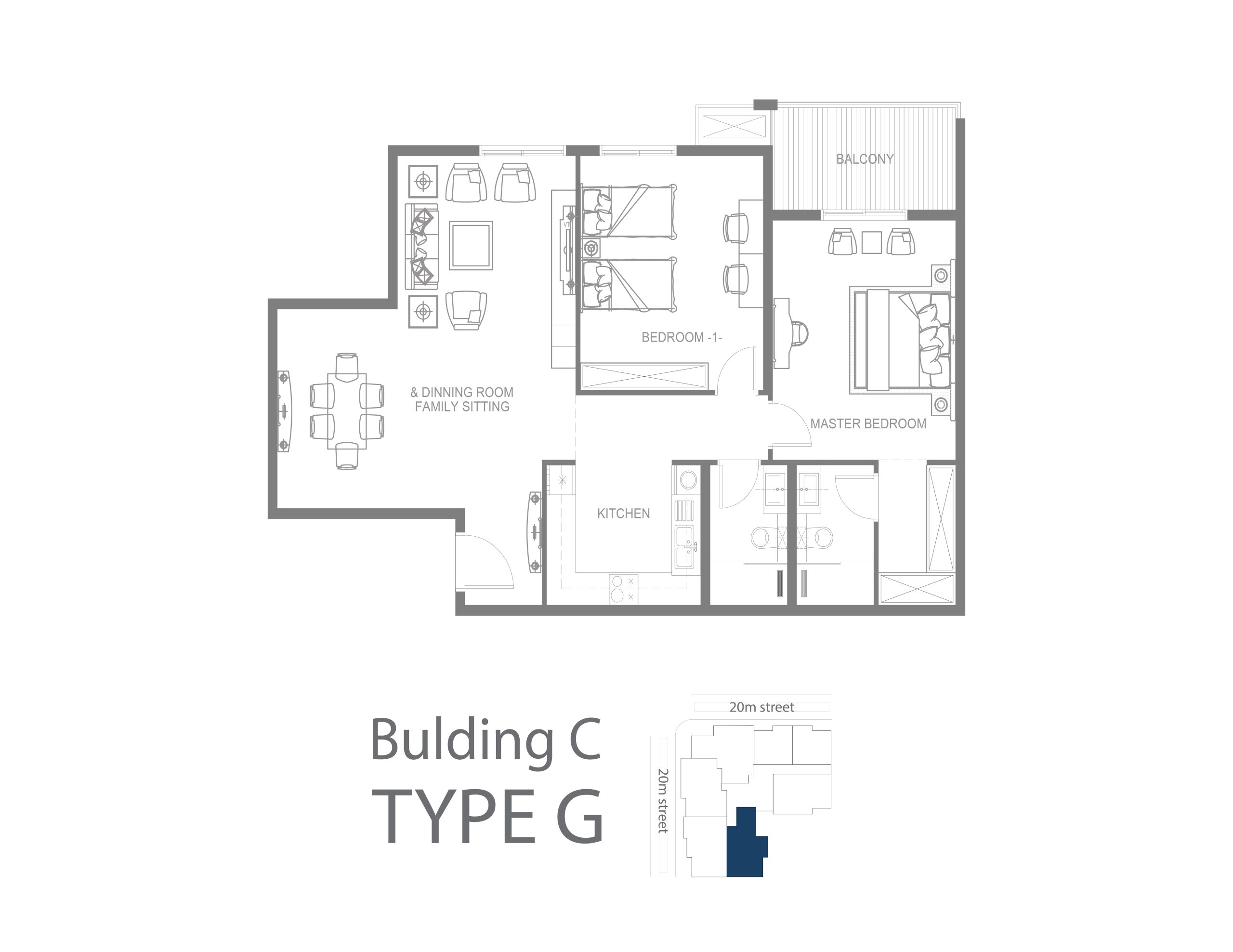 مخطط الوحدة TYPE G